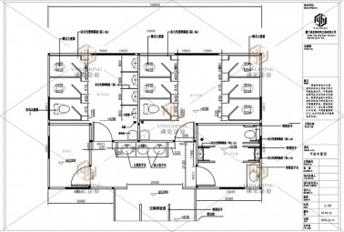 裝配式組合公廁 旅游公廁平面圖